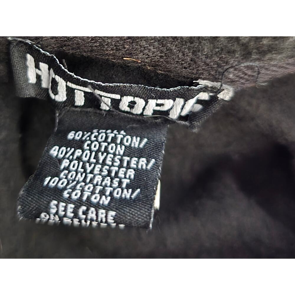 Hot Topic women's Nothing Matters Flannel Twofer Hoodie Dress - Picture 6 of 8